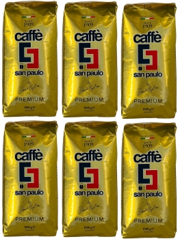 Kaffee Bohnen San Paulo oro - 6 x 1000 g