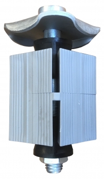 Rohrwalze für Quadratrohr 36x36 mm - 4 Stück