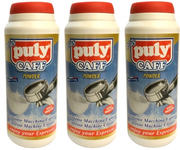 Reiniger für Kaffeemaschinen ( 3 x 900g ) pulverförmig Dose PULY CAFF plus