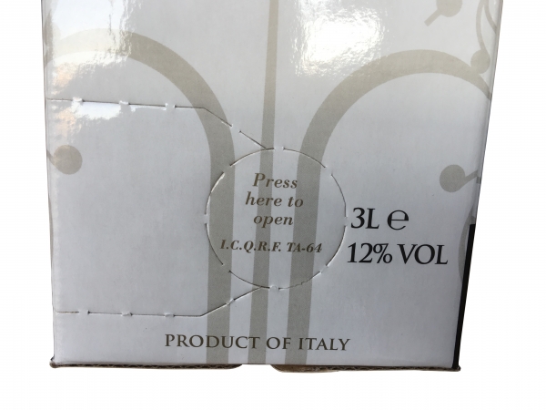 Primitivo Puglia SANTORO 3 L Box - 12 % Vol.