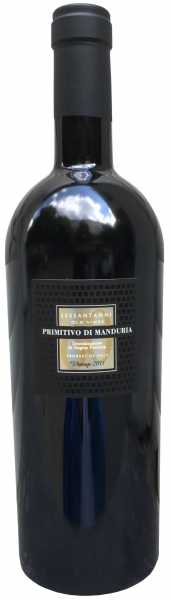 Sessantanni Primitivo di Manduria DOP 2018 (6 X 0,75 L) - 14,5% Vol.