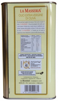 Preview: Natives Olivenöl extra LA MASSERIA - 3 Liter Kanister