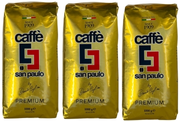 Kaffee Bohnen Espresso Bohnen SAN PAULO 3 x 1 Kg