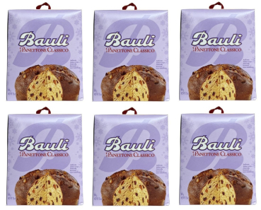 Bauli IL Panettone Classico (6 X 500g) Weihnachtskuchen