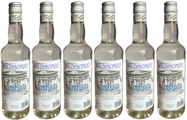 Sambuca Valdisonzo Liquore Italiano (6 X 0,7 L) - Anis Likör - 40% Vol.
