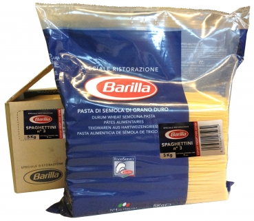 Preview: Spaghettini BARILLA Nr. 3 (3 X 5 kg) - Vorratspackung