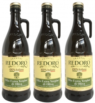 Olivenöl REDORO (3 X 1L)extra nativ kaltgepresst Olio extra Vergine