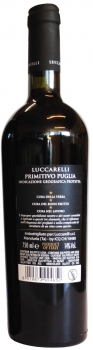 Primitivo LUCCARELLI Puglia  - 13,5% Vol. (6 X 0,75 L)