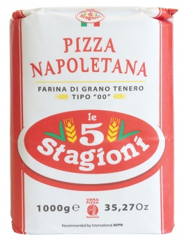 Pizza Mehl Le 5 STAGIONI Napoletana (4 X 1kg) Pizzamehl Typ 00