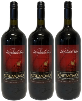 Cremovo Vito Curatolo Arini (3x 1,5L) Aromatisierter Wein mit Ei