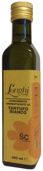 Köstliches Olivenöl mit weißem Trüffelaroma Longhi 250 ml. mit sehr kräftigem Trüffelaroma, Trüffelöl
