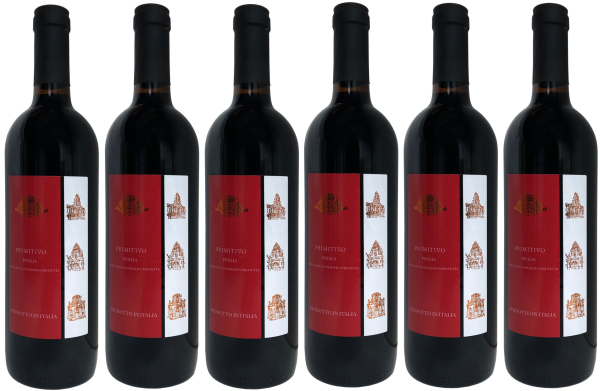 Primitivo Puglia IGP (6 X 0,75) - rot, trocken - 13 % Vol.