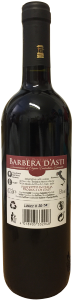 Barbera d'Asti Il Pozzo DOCG (6 X 0,75 L) - 13 % Vol.