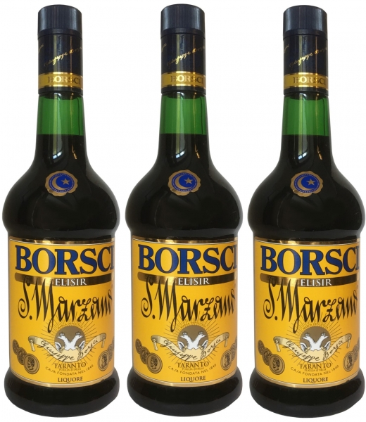 San Marzano Borsci Elisir (3 x 0,7l) Italienischer Kräuter Likör