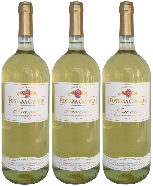 Frascati Fontana Candida DOC (3 X 1,5 L) Weißwein trocken 13 % Vol.