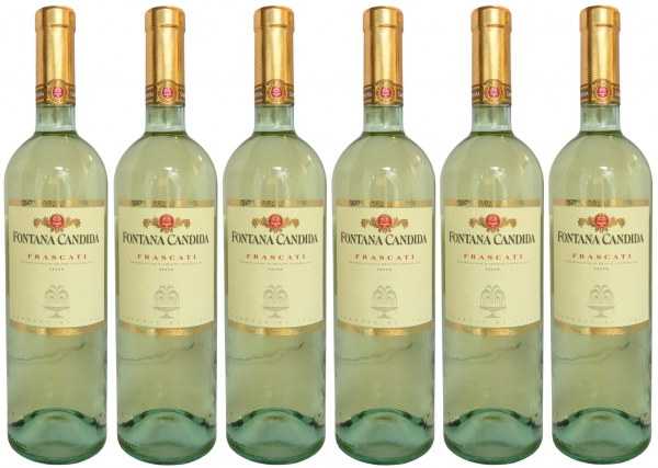 Frascati Fontana Candida DOC (6 X 0,75 L) Weißwein trocken 12,5% Vol.