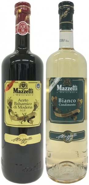 Probierpaket Mazzetti:Aceto Balsamico Tipico 1L + Condimento Bianco 1L