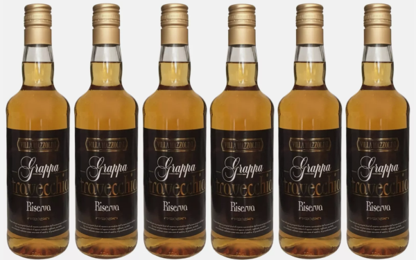 Villa Mazzolini Grappa Stravecchia Riserva (6 x 0,7L) 38% Vol.