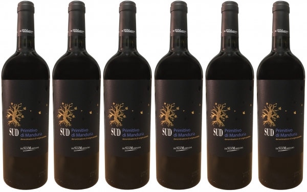 SUD Primitivo di Manduria DOC di San Marzano (6 x 0,75l) - 14 %Vol.