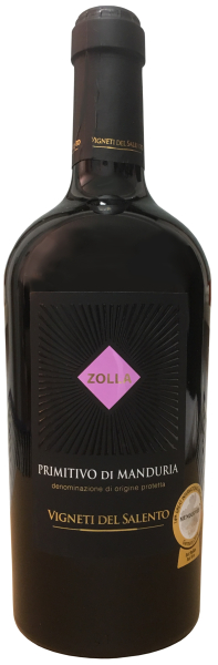 ZOLLA Primitivo di Manduria DOP 2016 (1 x 0,75l) - 14,0 %Vol.