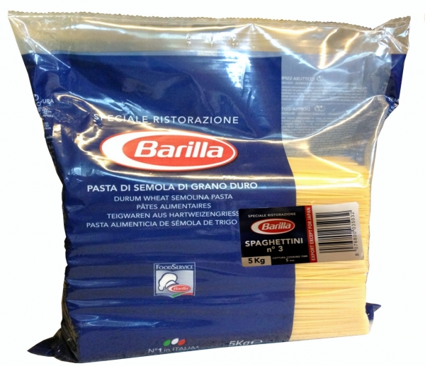 Spaghettini BARILLA Nr. 3 (1 x 5 kg) - Vorratspackung